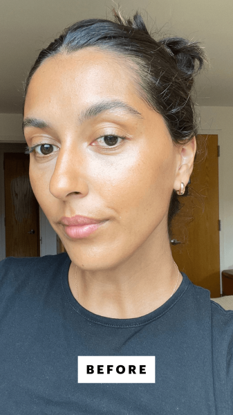 Gutierrez before applying the Ilia MultiStick