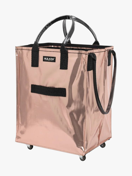 Hulken Signature Rolling Tote Bag in branded component on a light gray background